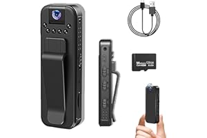 2026 New Camera, Infrared Night Vision Portable Recorder, 1080p HD Wearable Cameras with Night Vison, 180 Degree Rotating Len