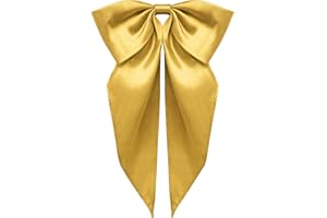 Rzmtaol Large Bow Tie for Women Men Adjustable Satin Womens Bow Ties, Pretied Big Bowtie for Girls Uniforms Cosplay Daily