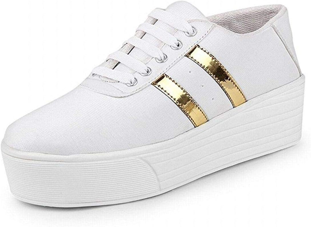 Zapatoz Presents Designer White Sneakers Shoes for Womens/Ladies/Female/Girls