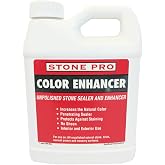 Stone Pro Color Enhancer - Unpolished Stone Sealer and Enhancer - 1 Quart