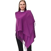 OHAYOMI Pashmina Shawl Wraps Cashmere Feel Soft Scarves Winter Warm Fashion Scarf Women Evening Dresses Wedding Bridesmaid