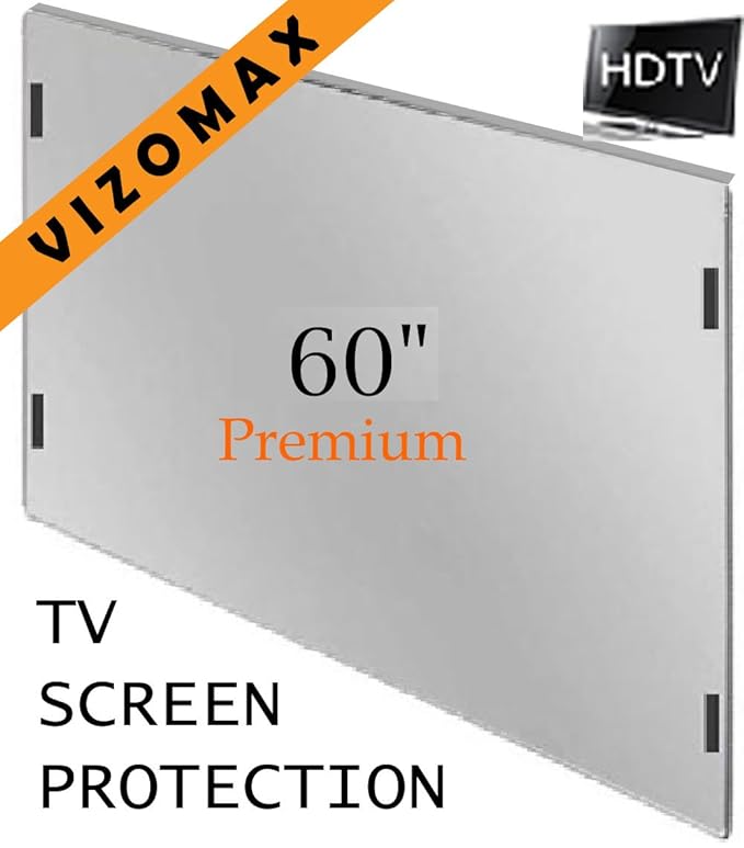 5860 pulgadas Vizomax TV Protector de pantalla para LCD, LED y Plasma