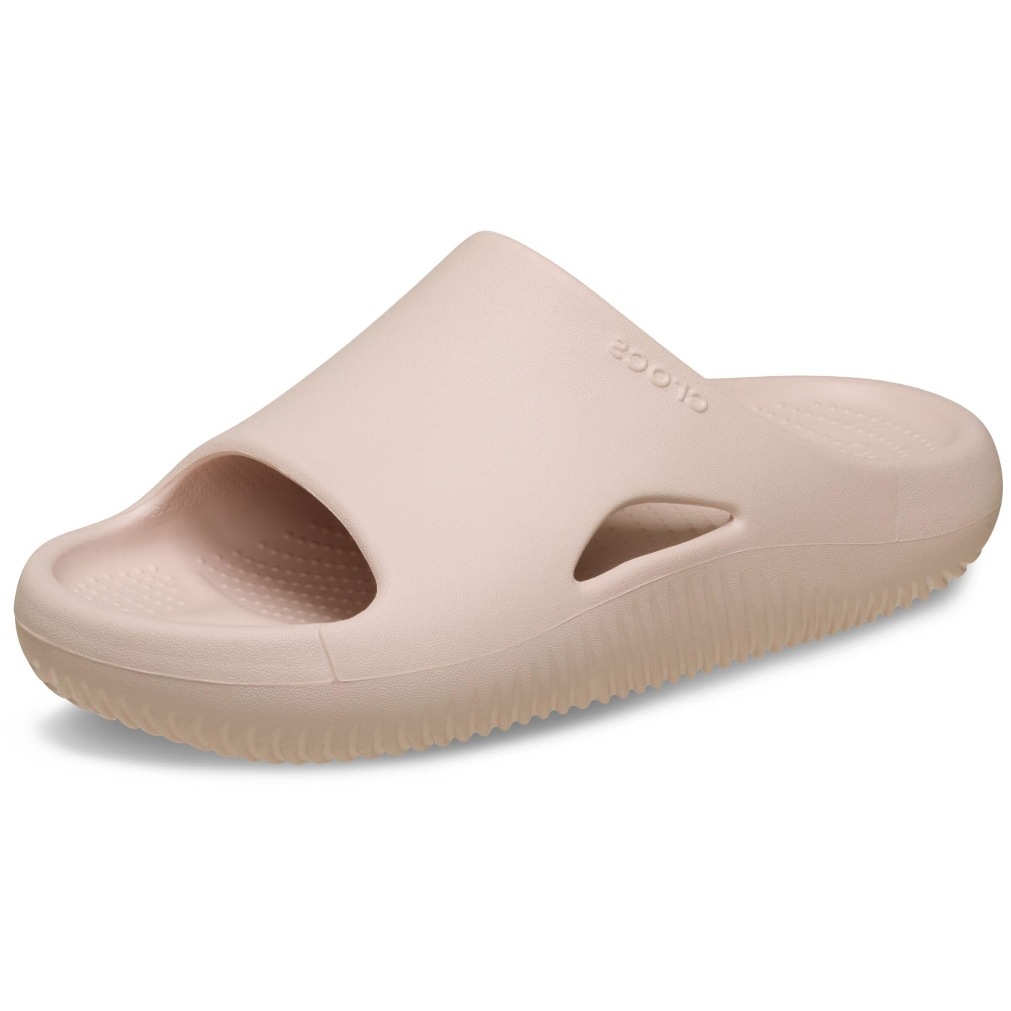 Crocs Unisex Mellow Recovery Slides Quartz/Quartz Women 6 Men 4 Medium Image