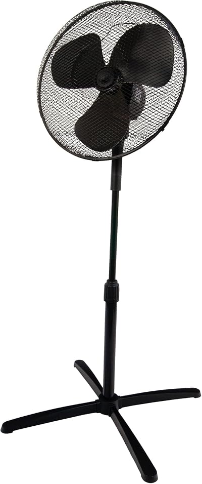 Igenix DF1655BL Pedestal Fan 16 Inch 40 W 3 Speed Oscillating Black