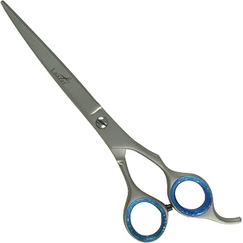 Laazar Pro 7" Curved Pet Grooming Shears – Professional Dog & Cat Grooming Scissors, 420C Stainless Steel