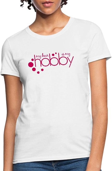 Amazon Com Hair Length Chart My Hair Is My Hobby Women S T Shirt