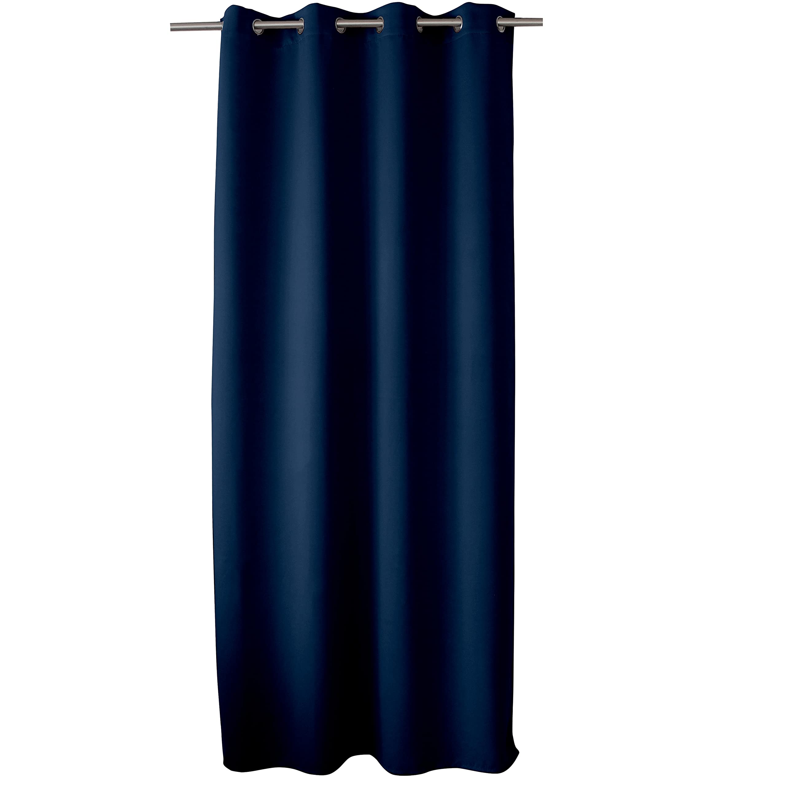 Enjoy Home 2010AN140240 Blackout Curtain with 8 Eyelets-Polyester - 40 x 26 cm, navy, 40x26