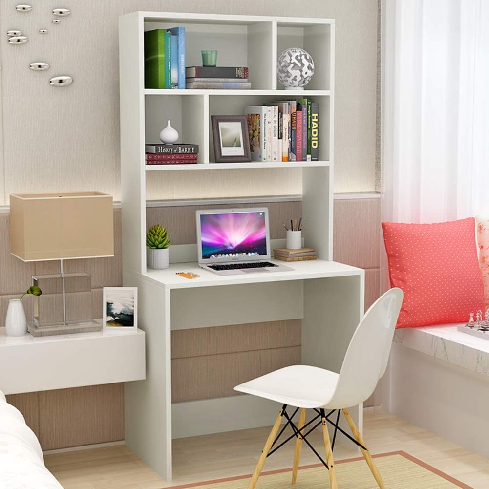 YQ WHJB Computer Desk With Storage Shelves And Drawers,home Office Pc Laptop Study Table Workstation Multi-functional Computer Table-a 60x50x170cm(24x20x67inch)