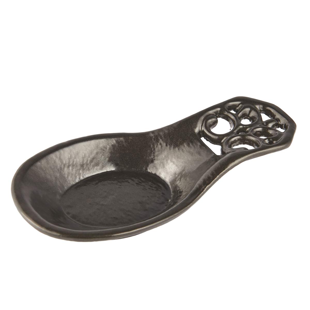 JOGREFUL Spoon Rest, Cast Iron Spoon Holder for Cooking/Stove Top ...