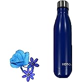 Stainless Steel Vacuum Insulated Double Wall Water Bottle Leak Proof No Sweating BPA Free Reusable Coffee Bottle for Home Office or Travel (Blue, 16 OZ)