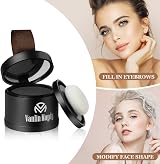 LOPHE Instantly Hairline Powder Natural Black Hairline Concealer with Mirror view 3