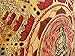 Buddha Meditation and Lotus Cotton Brown Wall Hanging Tapestry From India