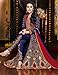 Blue Color Designer Partywear and Wedding Anarkali Suits with Churidar Salwar with Stitching