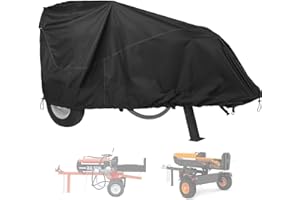 YHINGG Log Splitter Cover Waterproof 420D Oxford Cloth 83" x 45" x 39" Suitable for 15-45 ton Gas or Electric Log splitters Weather-Resistant Wood Splitter Cover (15-45 Ton - PU)