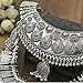 CHILDCITY Bohemia Silver Tone Long Boho Statement Necklace with Coin Tassel for Women