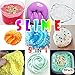 HSETIY Instagram Super Slime Kit - 9 Styles Slime（2.5 oz each,total 22.5oz） with Colorful Foam Balls, Gold sand Decoration, Pearl Decoration, Golden sand Glitter Shake Jars for DIY Slime