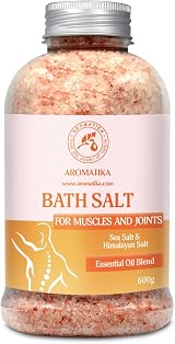 AROMATIKA Joint & Muscle Bath Salts 600 g Natural Sea Salt Lavender