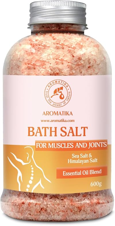 AROMATIKA Joint & Muscle Bath Salts 600 g Natural Sea Salt Lavender