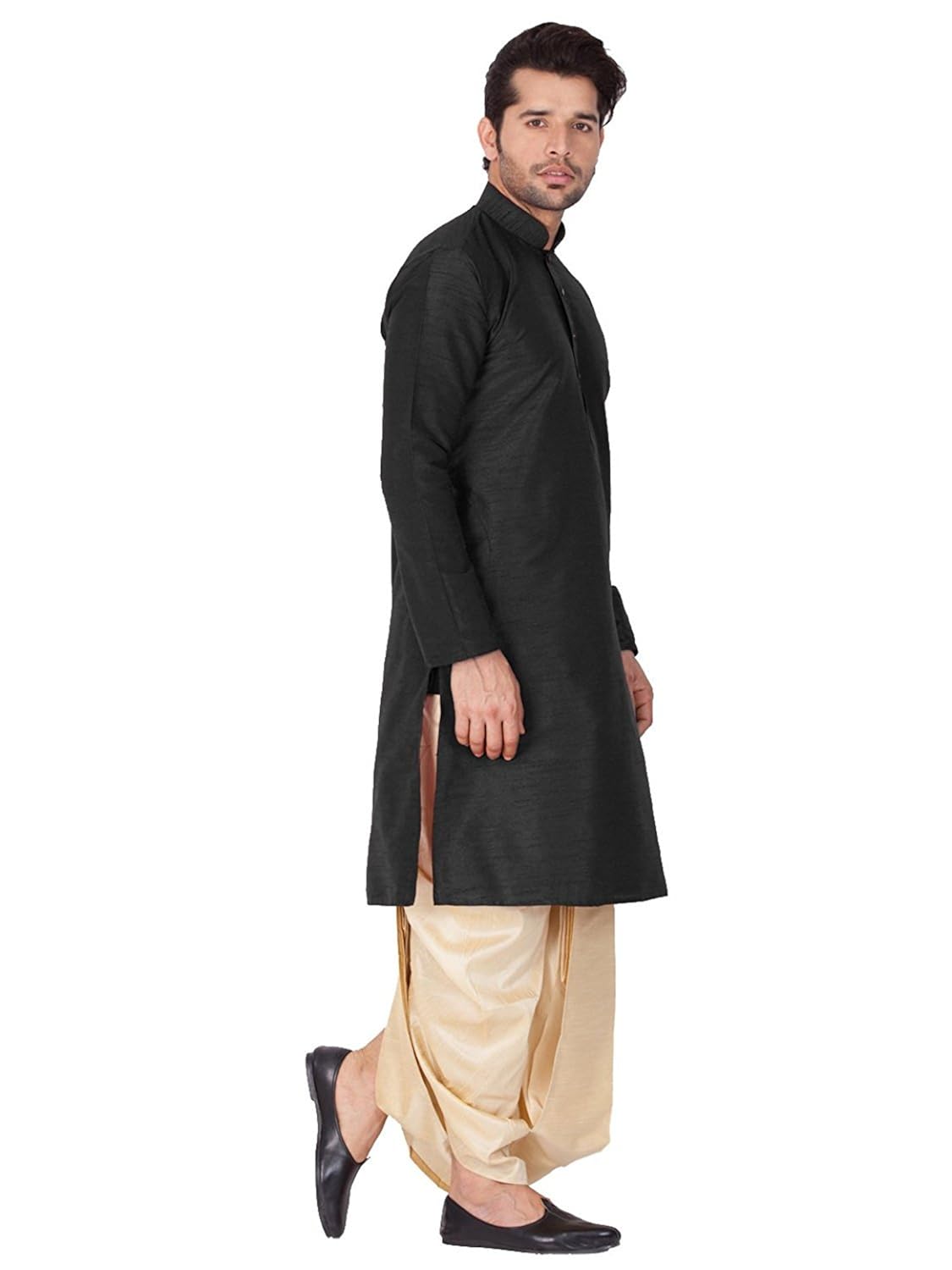 royal kurta dupion silk kurta dhoti for men