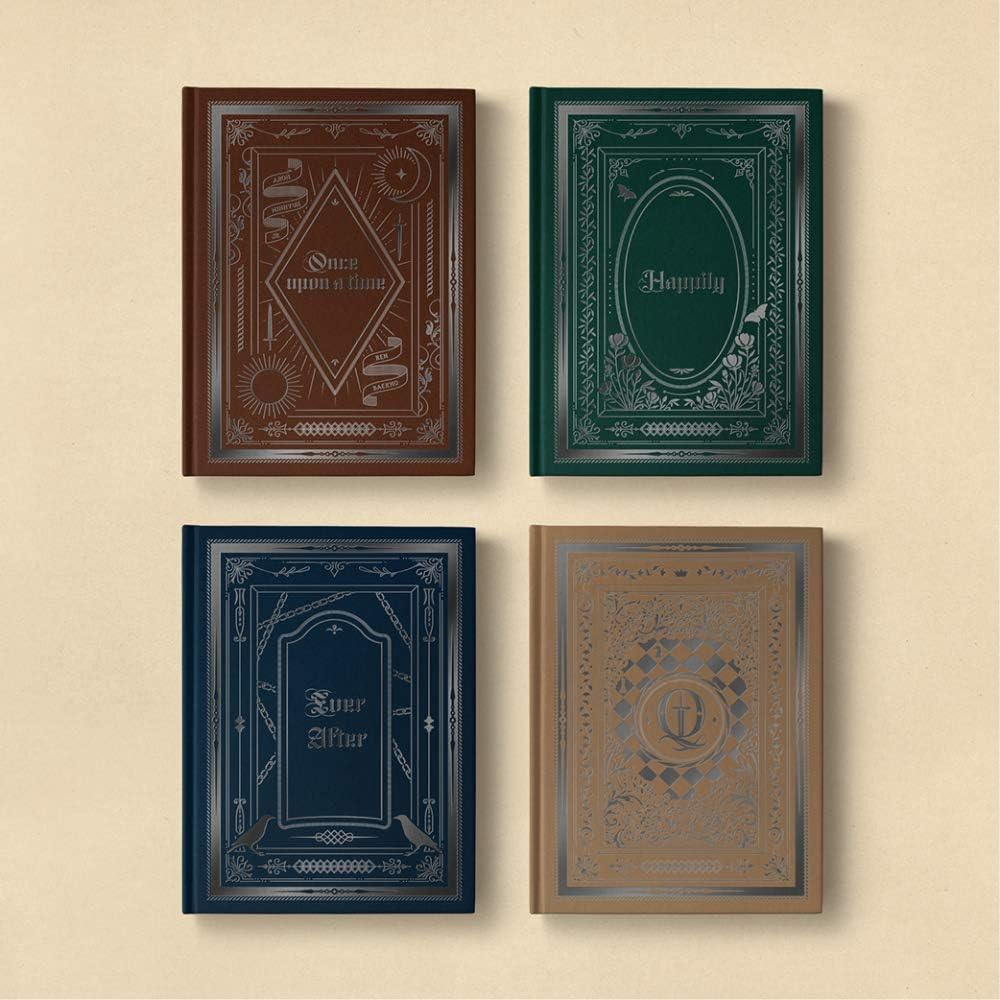 Pledis NUEST NU'EST - Happily Ever After [Random ver.] (6th Mini Album) 1CD+88p Photobook+2Photocard+1Postcard+1Sticker+Folded Poster+Double Side Extra Photocards Set