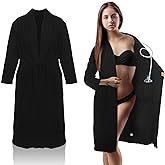 Bonuci Recovery Robe Post Mastectomy Breast Cancer Gift Women Breast Surgery Robe with Internal Pockets for Post Operative