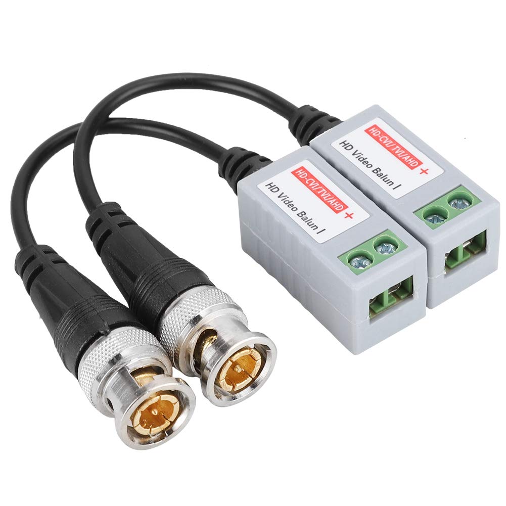 Sonew HD 1080P Balun Passive Video Transceiver, CVI/TVI Compatible, BNC Connector, ABS Plastic, 0-150M Transmission Distance