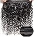 Klaiyi Hair 10A Brazilian Curly Hair Weave 1 Bundle Virgin Human Hair Extensions Unprocessed Natural Color 95-100g/pc (14Inch)