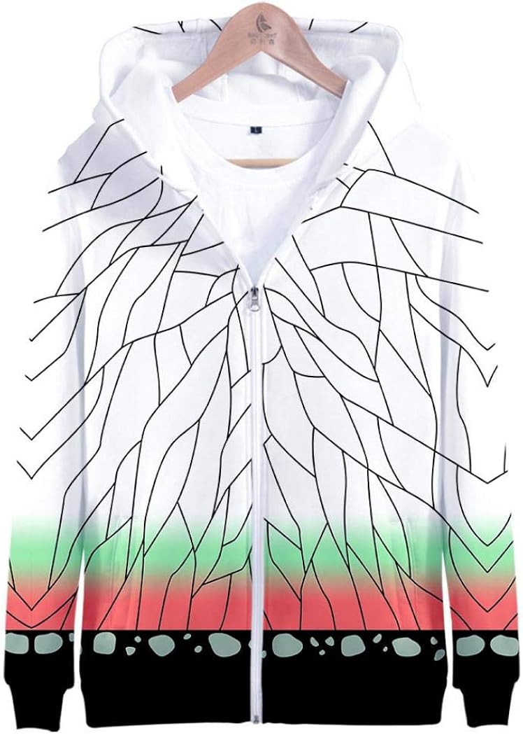 Bossip 鬼滅の刃 きめつのやいば コスプレ パーカー 3D プリント 胡蝶しのぶ 富岡義勇 竈門炭治郎 煉獄杏寿郎 Amazonチョイスの一推し商品