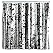 Kikkerland Shower Curtain, Polyester, Birch 72.00