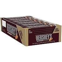 Hershey’s Milk Chocolate with Almonds Candy Bars, 1.45-Oz. Bars, 36 Count
