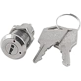 uxcell 1Pcs Electric 2 Positions ON OFF Metal Key lock Switch w Keys