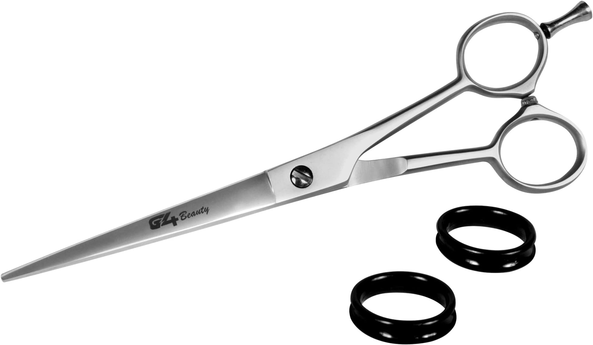 G4 Barber Hair Cutting Scissors Shears High Carbon Razor Sharp Mustache Haircut Hairdresser (7.5)