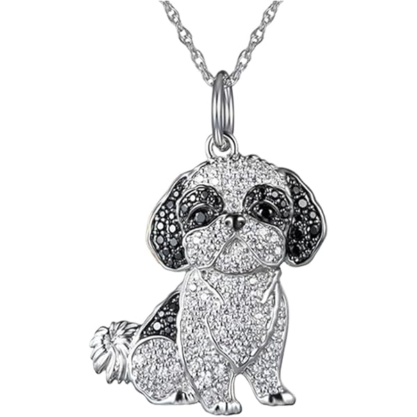 LUHE 925 Sterling Silver Fox Pendant Necklace - Cute Animal Jewelry Gift For Women - View #6