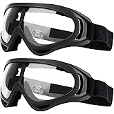 2 Pack Children's Safety Glasses with Anti Fog and UV Protection Perfect for Foam Blasters Gun