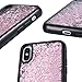 iPhone X Glitter Case, iPhone 10 Glitter Case,Ruky [Quicksand Series] TPU Bumper Protective Glitter Flowing Liquid Floating Bling Case for Apple iPhone X 5.8