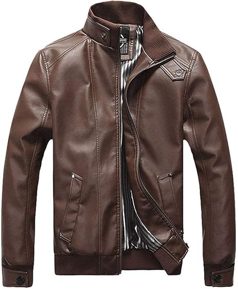 Amazon 美しいです メンズ レザージャケット ライダースジャケット ジャケット コート 革ジャン Pu コート ジャケット 通販