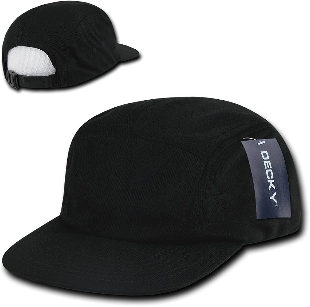 DECKY Performance Mesh Racer Cap, Black : Clothing