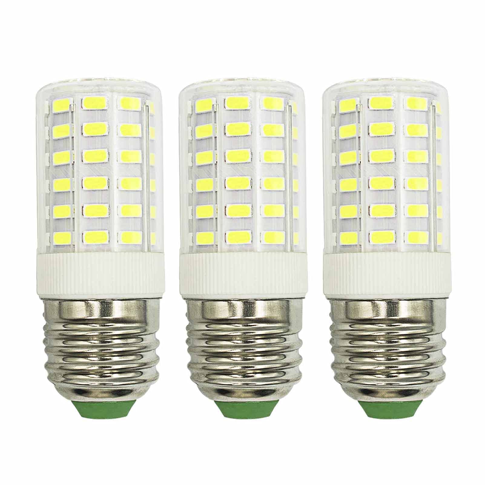 MJIUZHOU E27 LED Light Bulb 100W 90W Equivalent Halogen 7W 1000 Lumen Cool White 6000K 6500K AC 100-265V Energy Saving Medium Screw Base Non-Dimmable 360°Beam Angle No Flicker Corn Bulbs 3 Pack