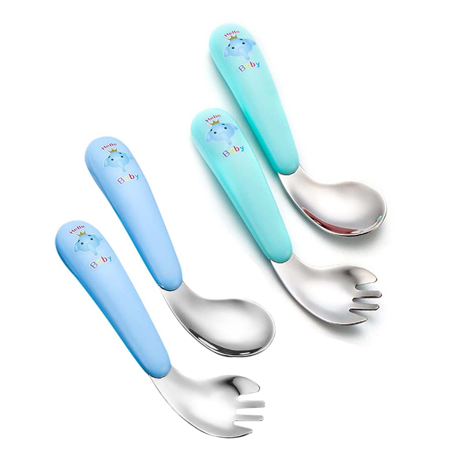 4-Piece Children's Cutlery Set Stainless Steel