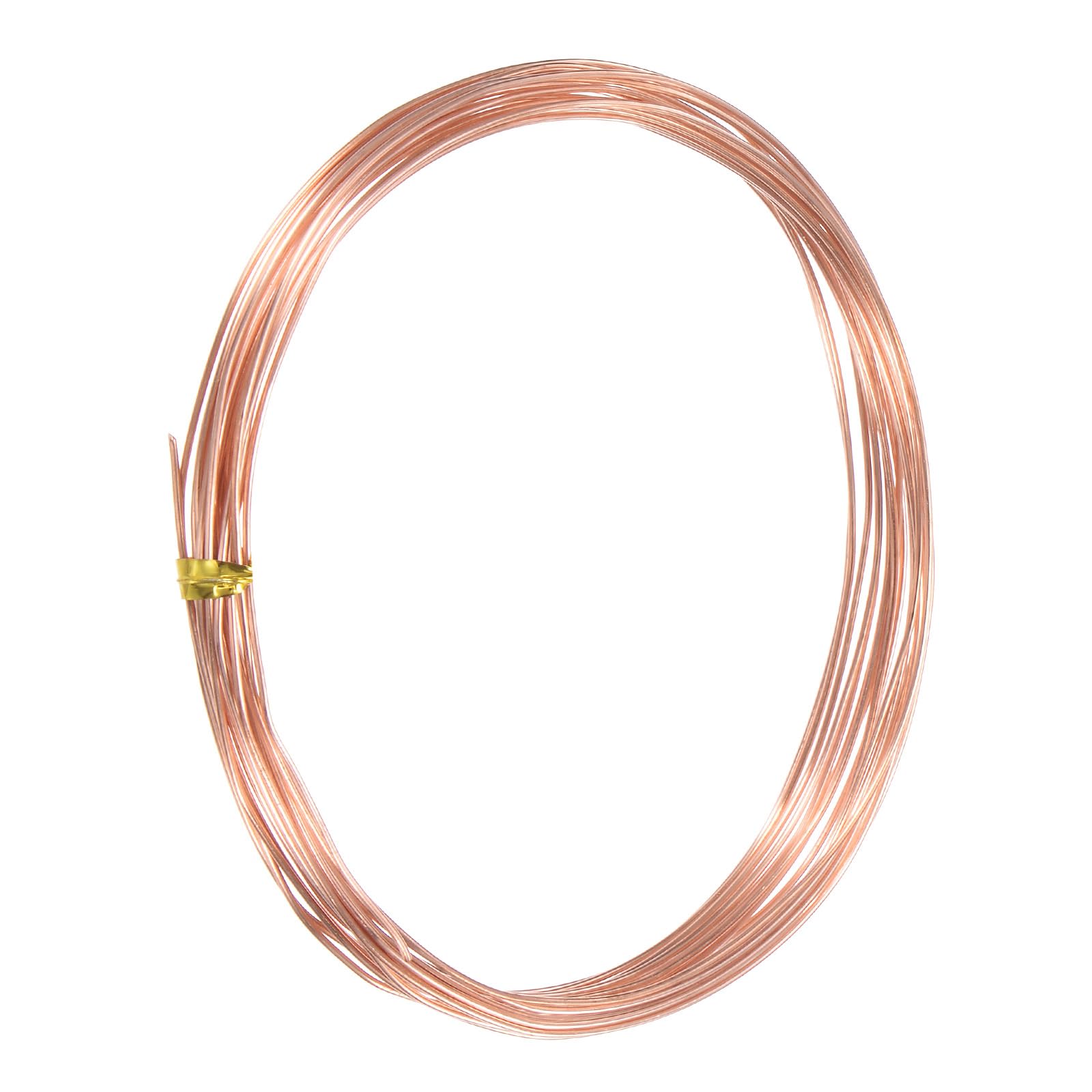 M METERXITY 99.9% Soft Copper Wire, 20 Gauge 16FT Pure Copper Wire for DIY Crafting/Jewelry Making/Gardening Plant/Beading, Craft Wire [0.8mm, 5M]