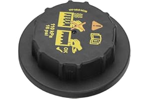 SUUONEE Cooling Cover, Coolant Radiator Reservoir Cover OE 9C34-8101-AA Fit for Ford Car Accessory