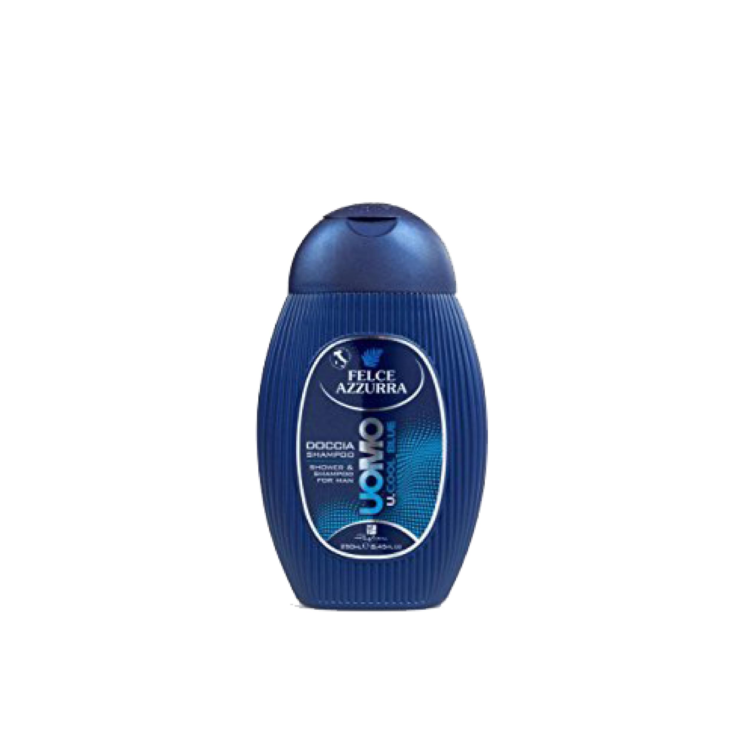 Felce Azzurra Man Shower Gel Cool Blue 2 in 1 - Energising Shower Gel and Shampoo with Refreshing Fragrance for a Good Start to the Day - Pack of 1 (1 x 250 ml)