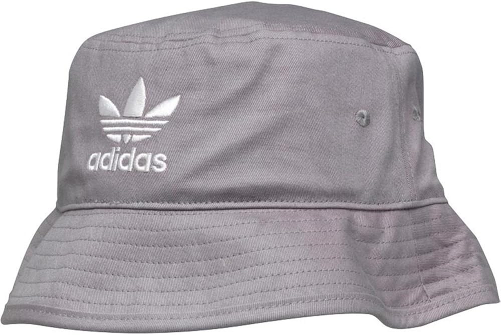 Adidas Originals Bucket Hat Mens Trefoil Logo Grey One Size B44998