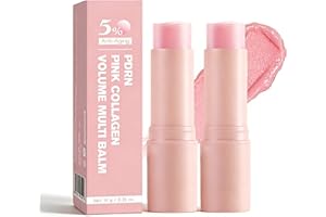 PDRN Pink Collagen Volume Multi Balm – PDRN Multi Balm Stick, Anti-Aging Wrinkle Care, Hydrating Face & Neck Balms, Glow Make