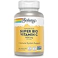SOLARAY Super Bio Buffered Vitamin C 1000mg, Two-Stage, Timed Release Vitamin C with Bioflavonoids, Immune Support Supplement - High Absorption, Vegan, 60 Day Guarantee, 50 Servings, 100 VegCaps