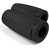 Alpha Grips 2.0 - Extreme Arm Blaster - Best Dumbbell and Barbell Thick Bar Adapter - Fat Bar Grips for Arms and Forearms - f