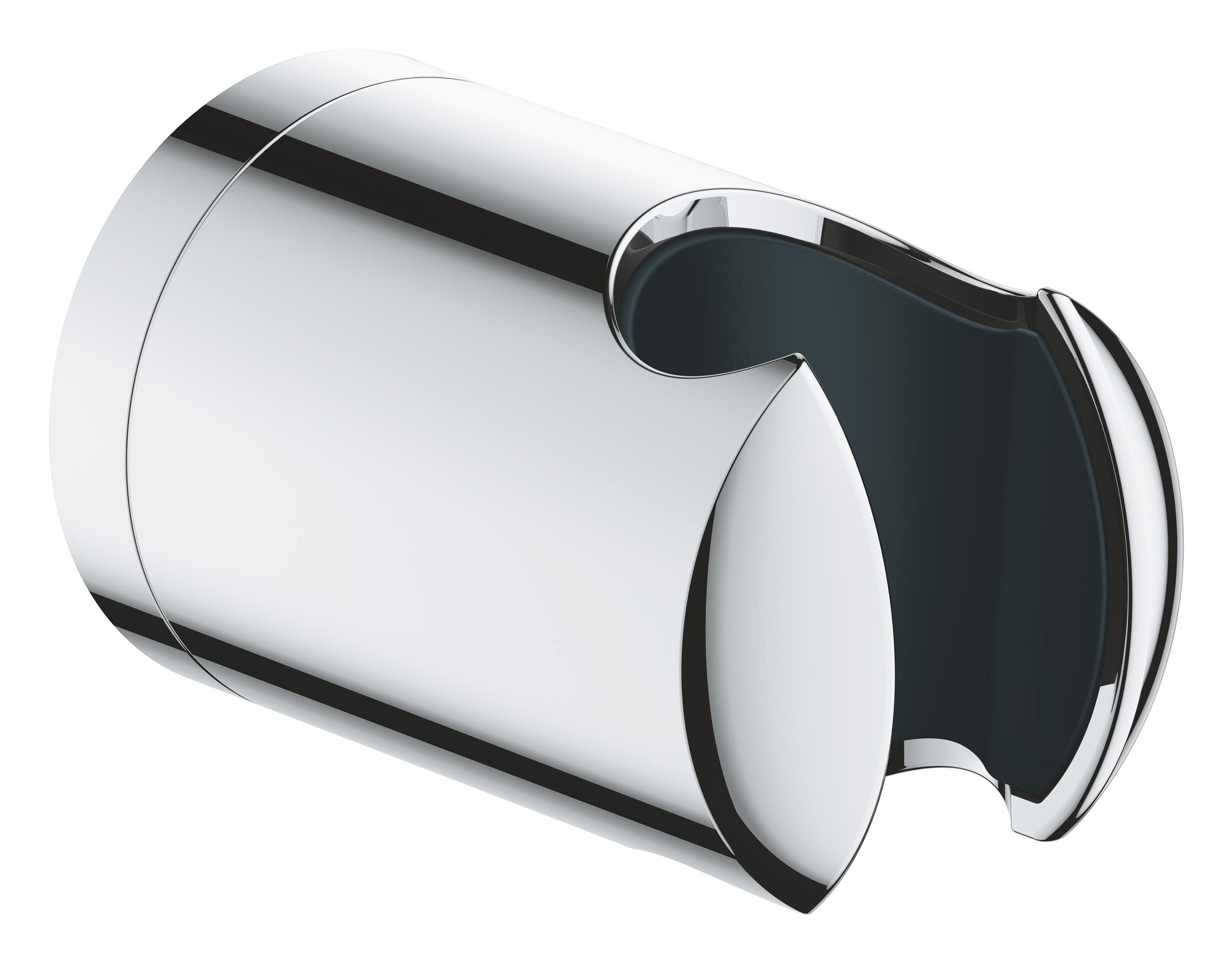 GROHE Vitalio Universal QuickFix Non-Adjustable Wall Holder for Hand Showers, Holding Force Maximum 20 kg, Extra Easy to Fit QuickGlue, Chrome, 27958001