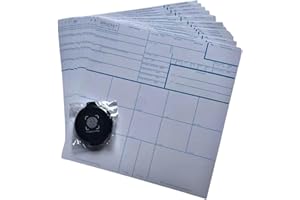 DONGYISHENG Fingerprint Kit FD-258 Cards, Reusable Ink Pad and Instructions, 25 Pack- 11-1-20 Newest Version