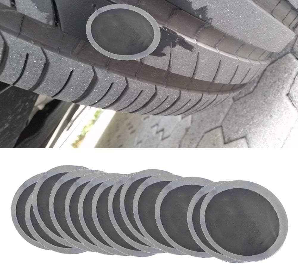 Ejoyous 200pcs 32 mm Tyre Round Patches, Patch Repair Kit Rubber Repair Box Repair Kit for BICYCLE Motorcycle Tyre Repair Accessories - Image 5