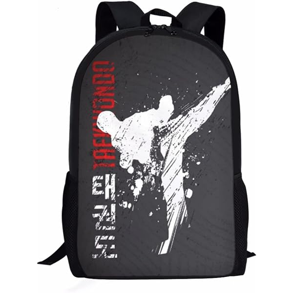 Kids Karate Master Backpack & Lunch Bag Set - School Bookbag With Laptop Sleeve, Lightweight Nylon | Multicolor - View #3